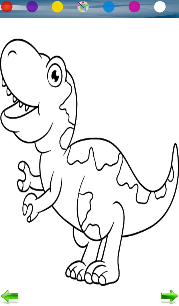 Dinosaurs coloring game