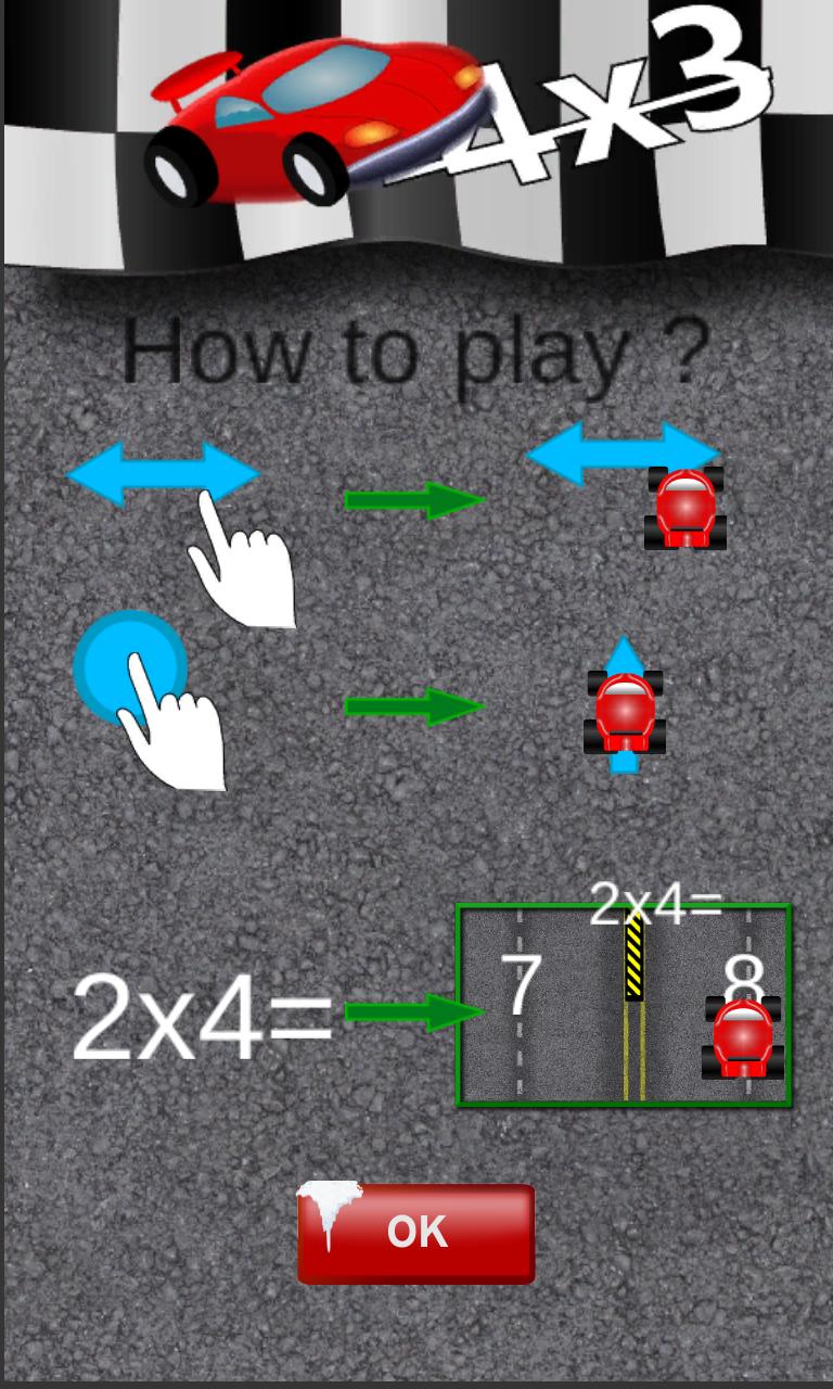4x3 - learn multiplications