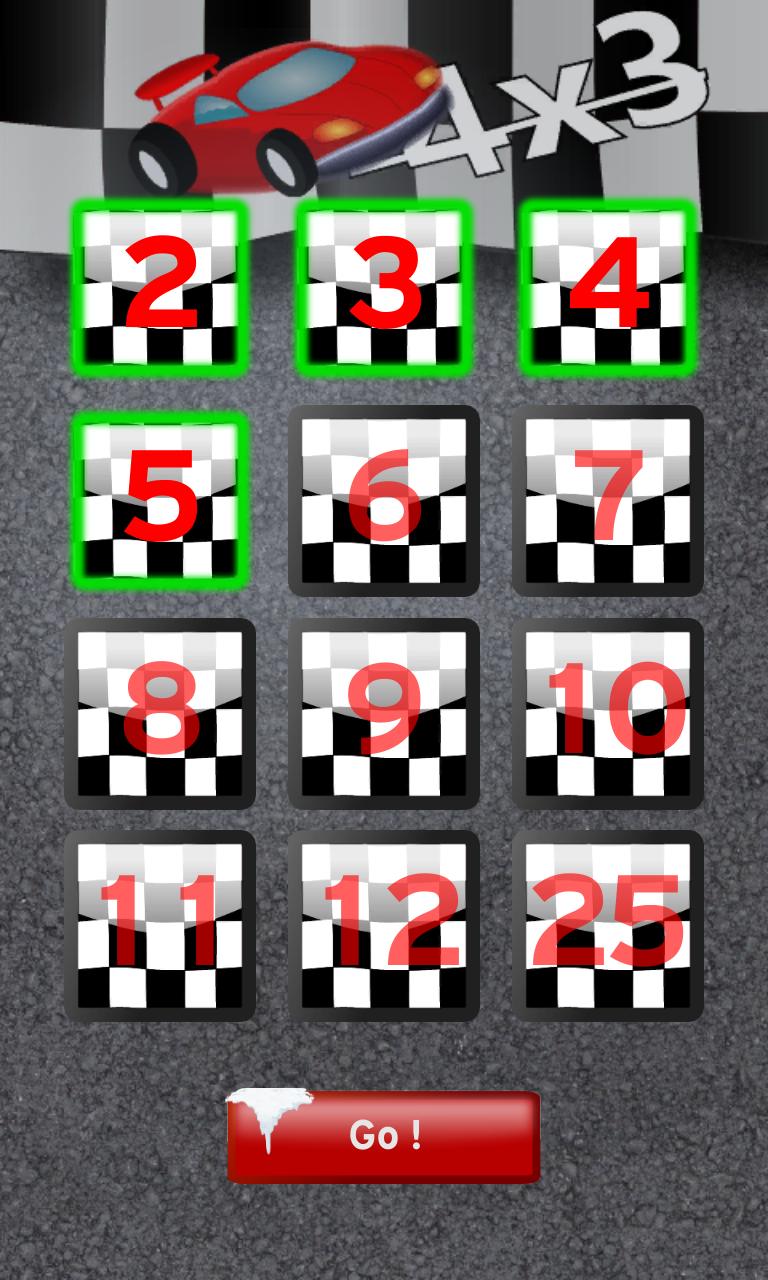 4x3 - learn multiplications