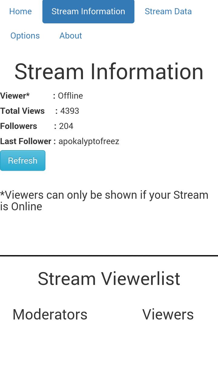 Twitch Dashboard