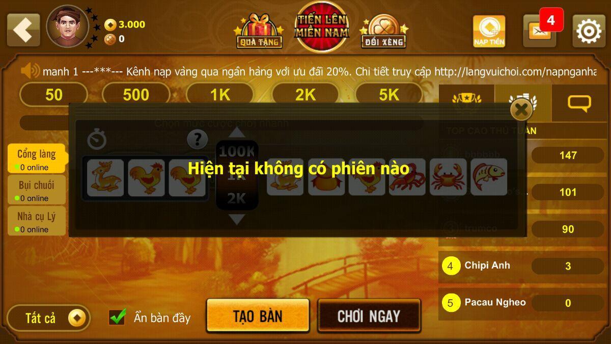 Game danh bai doi thuong - LVC