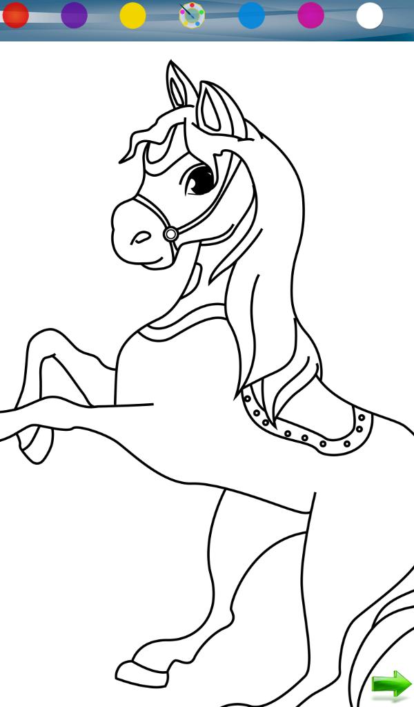 Horse Coloring Game