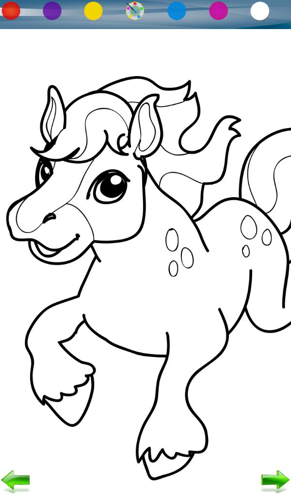 Horse Coloring Game