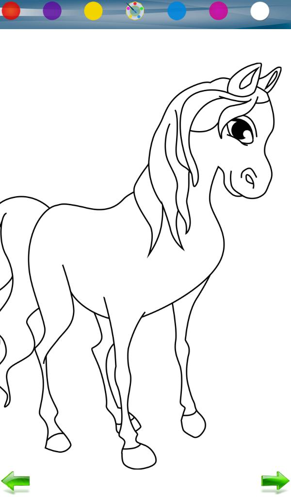 Horse Coloring Game