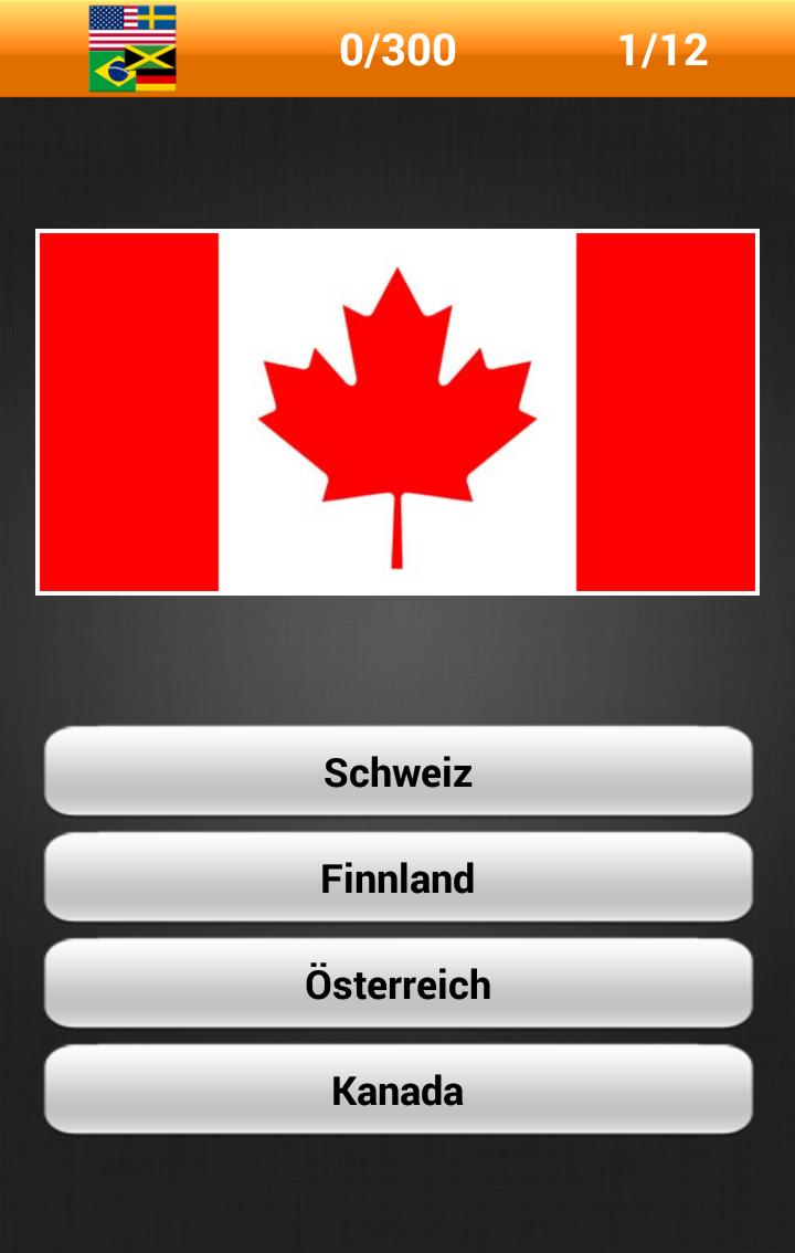 Nationalflaggen-Quiz!