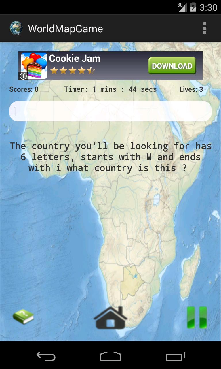 World Map Brain Teaser