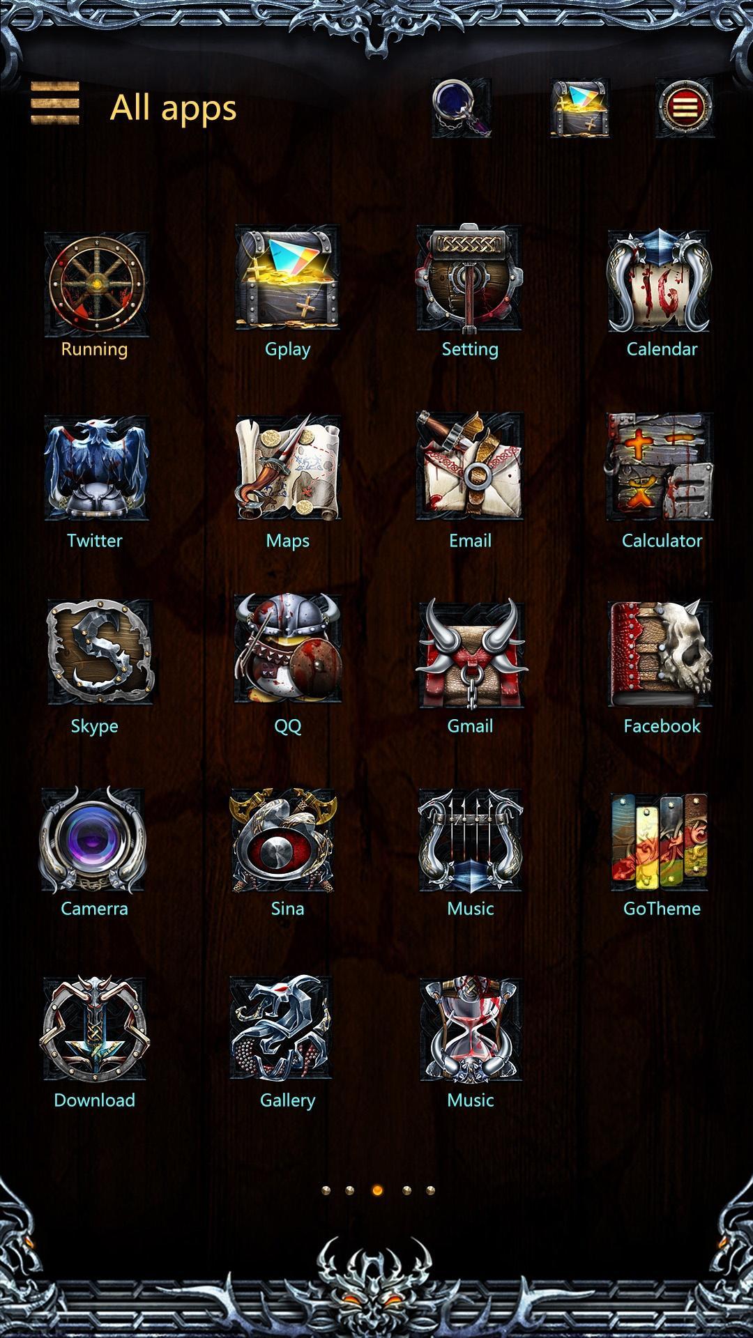 Viking II GO launcher Theme