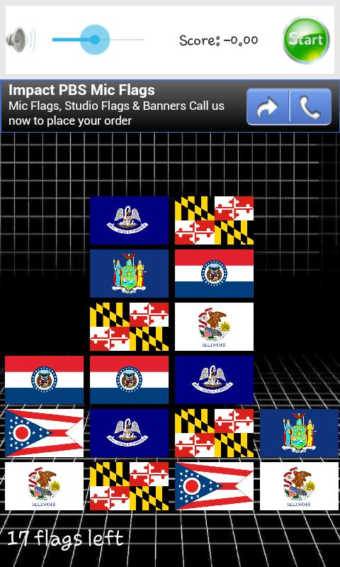 USA 50  States Flags