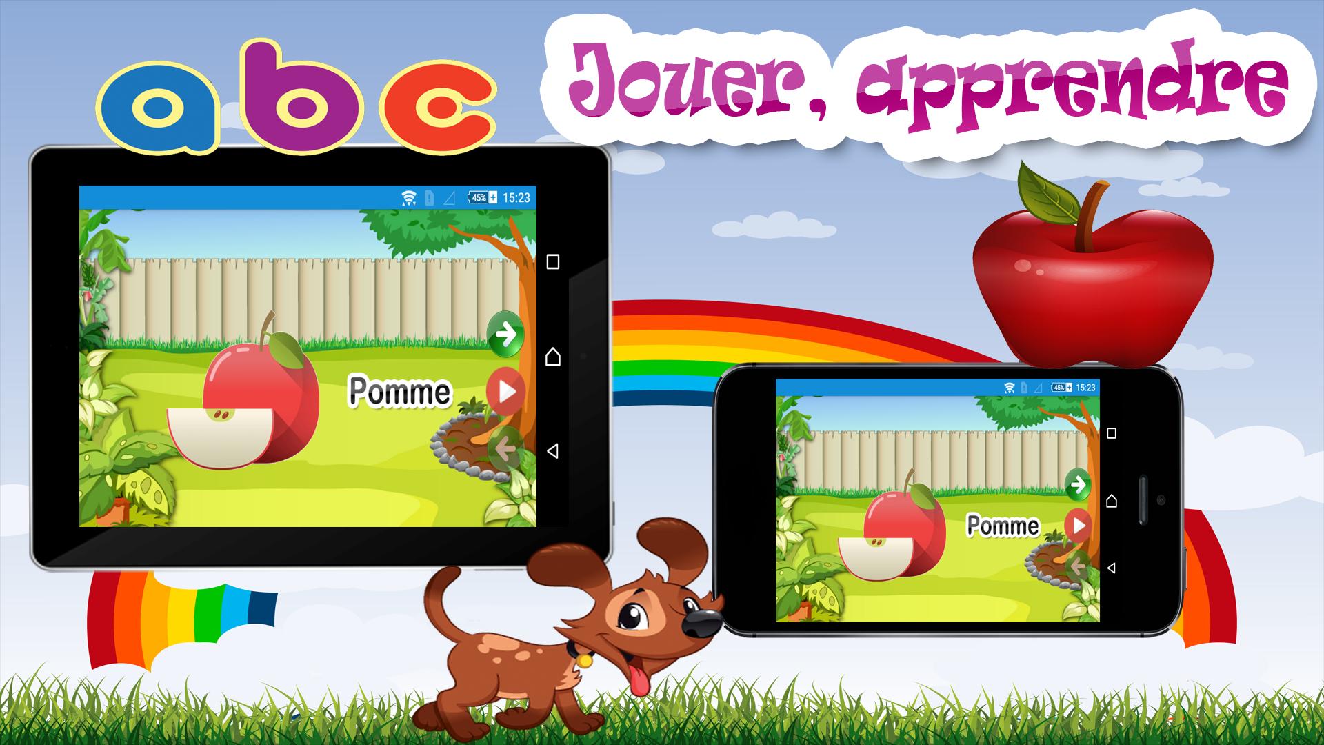 Enfants jeu d'apprentissage