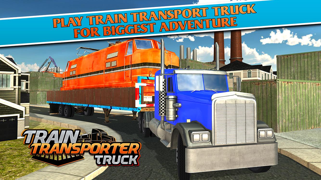 Train Transporter Truck 3D