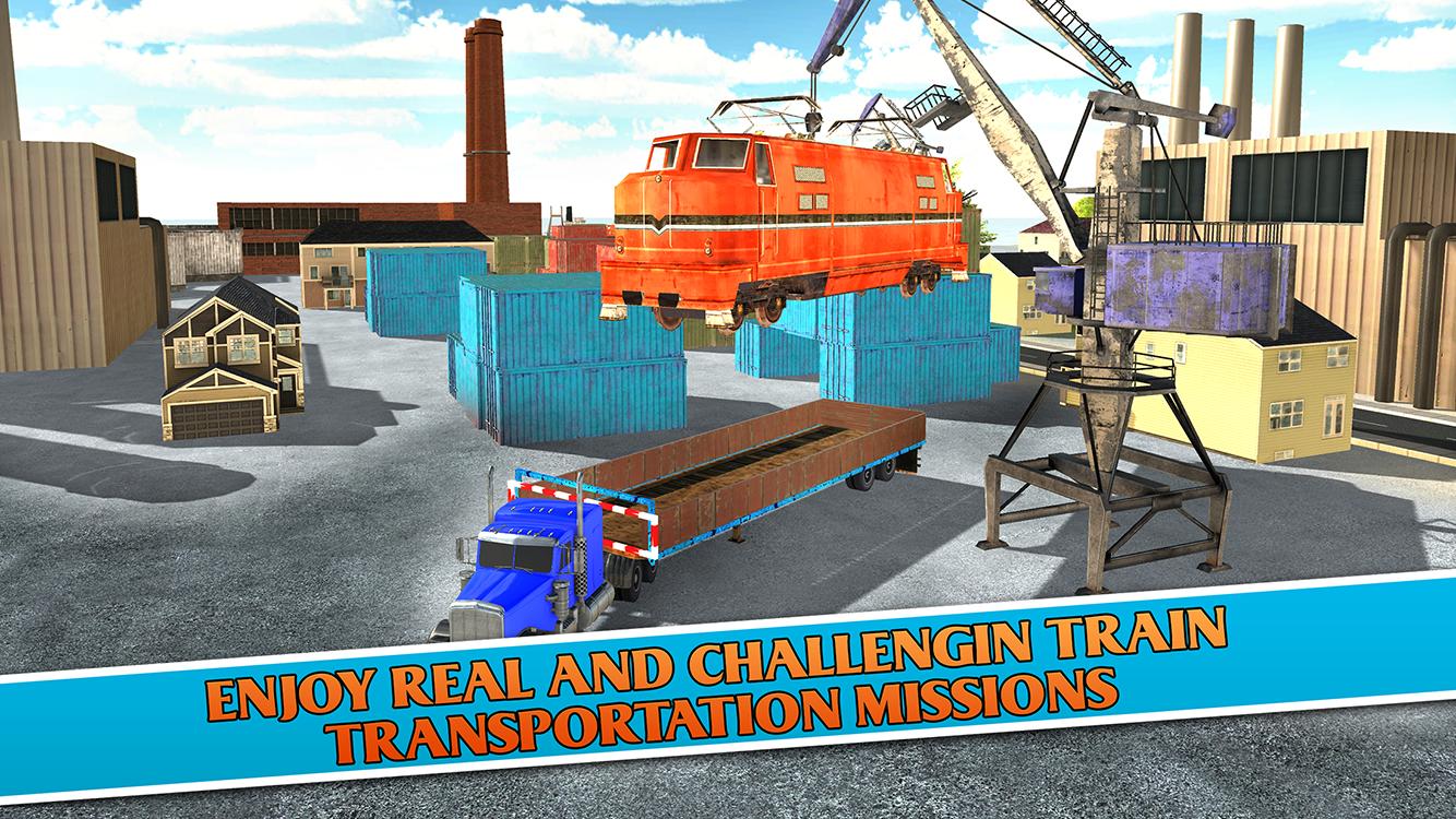 Train Transporter Truck 3D