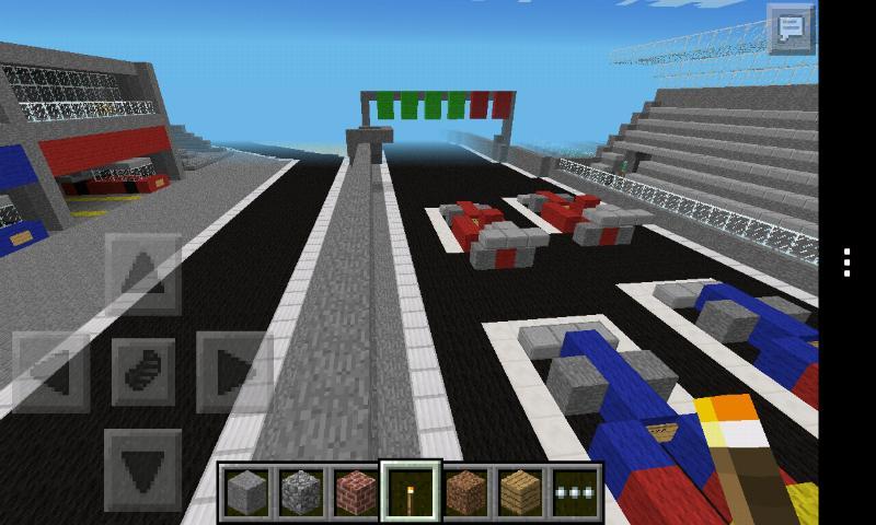 Fast Build: Racing minecraft