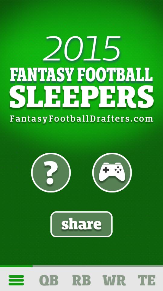Fantasy Football Sleepers 2015