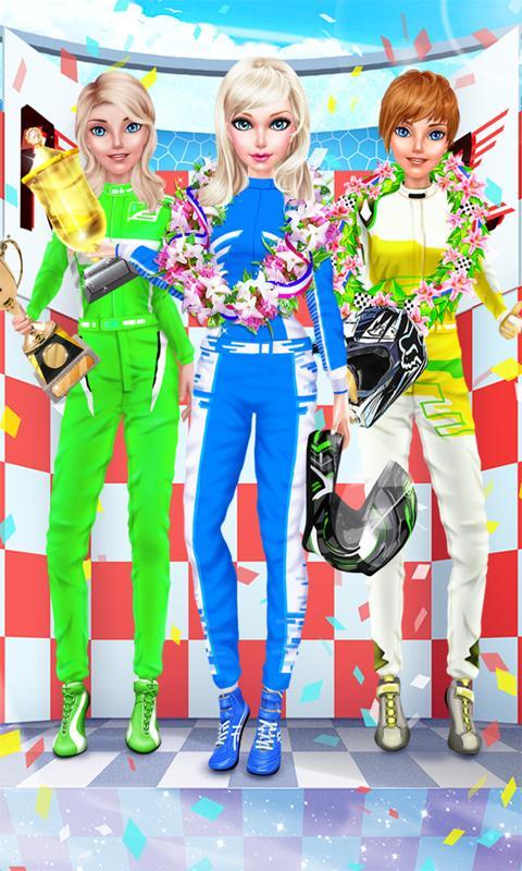 Race Car Girls: Sport Cuties