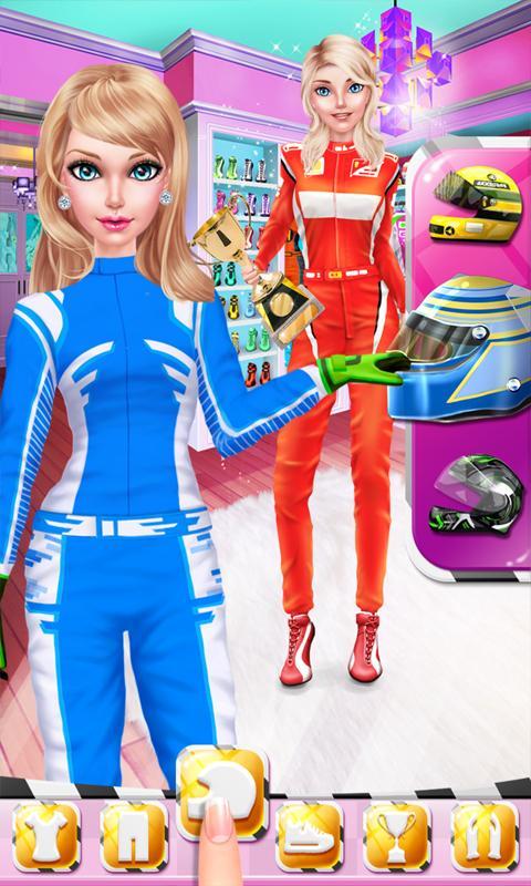 Race Car Girls: Sport Cuties