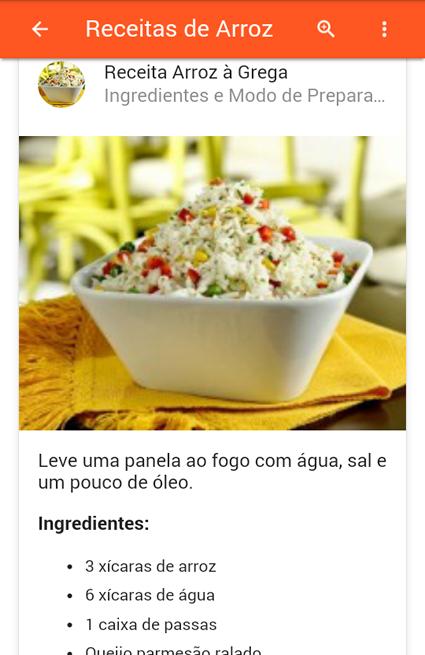Receitas De Arroz