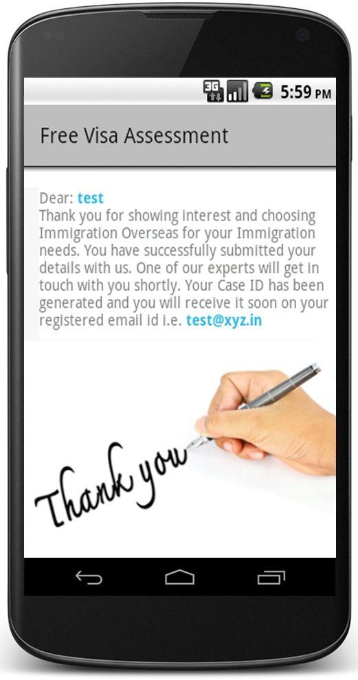 Free Visa Assessment