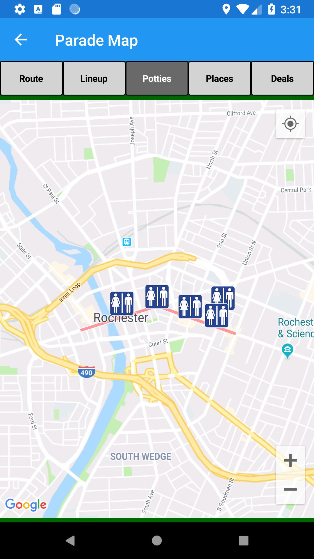 Rochester Parade App