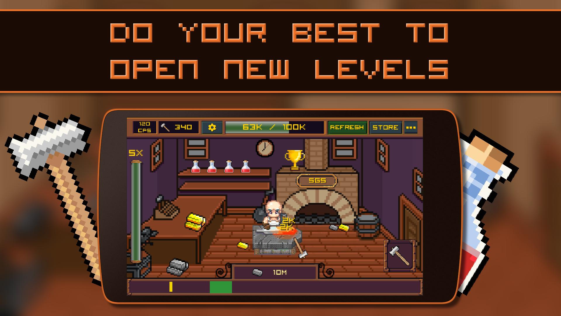 King of Smiths: Clicker game