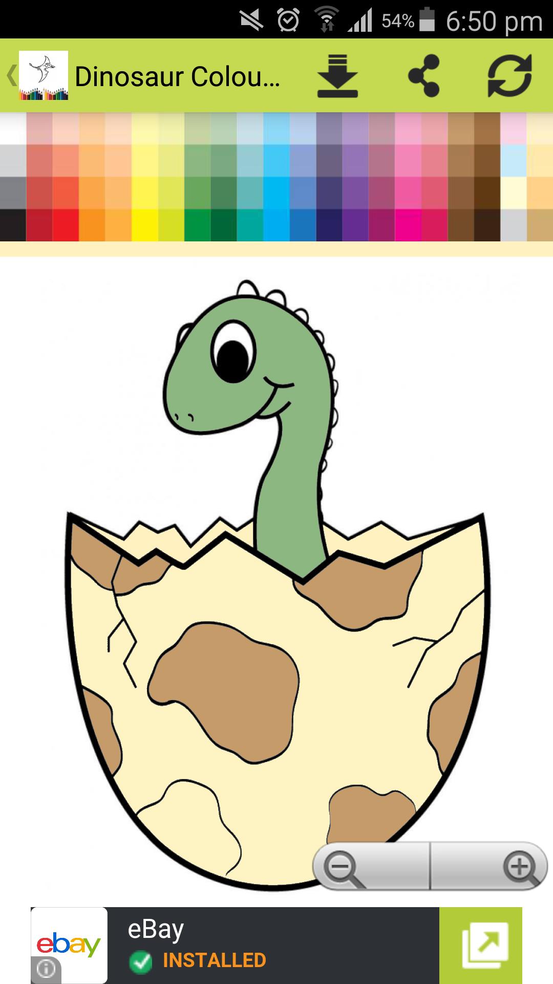 Dinosaur Colouring
