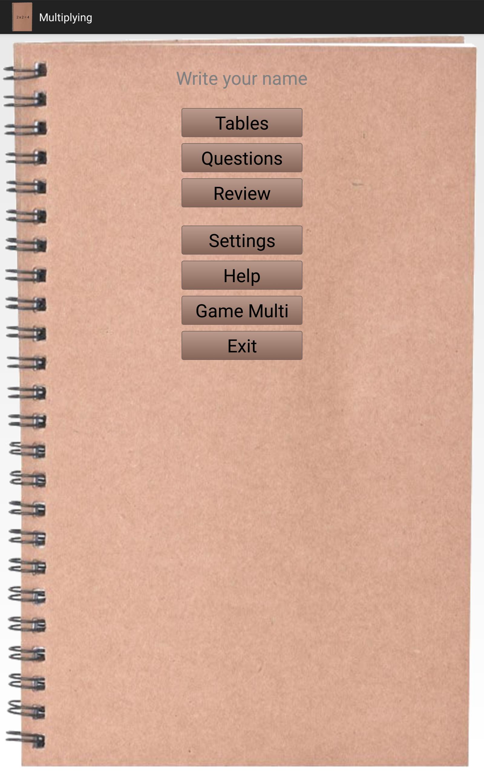 Multiplication tables in 3 day