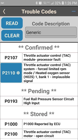 OS OBD2 Interface
