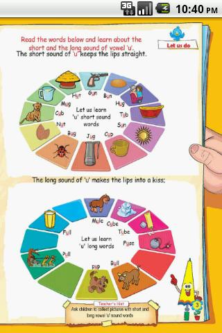 English Vowel U for LKG Kids