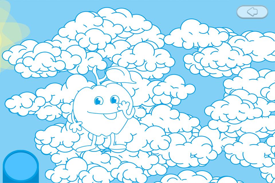 Cloud Fruits Puzzle for Kids