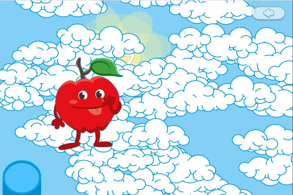 Cloud Fruits Puzzle for Kids