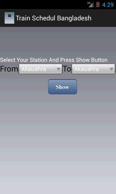 Bangladesh Train Schedule