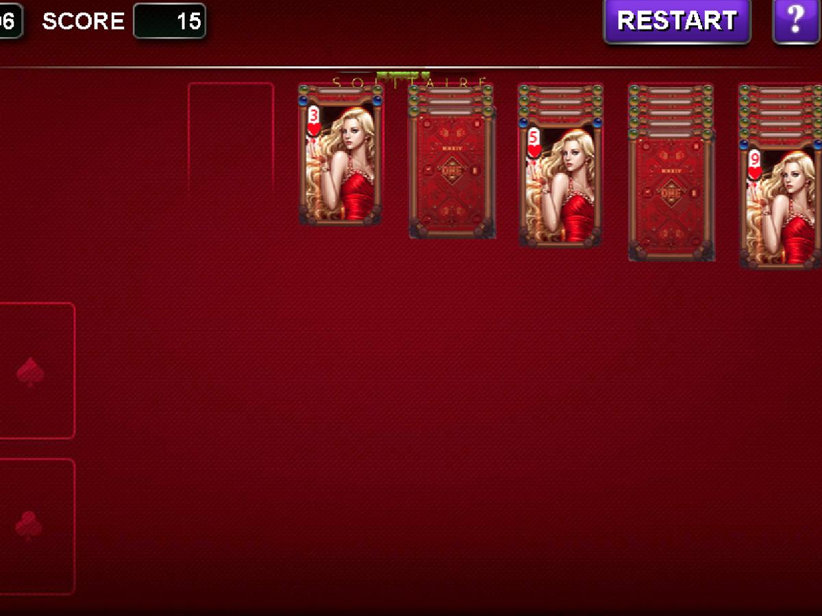 Solitaire Cutie Girl Card - Free Vegas Game 888