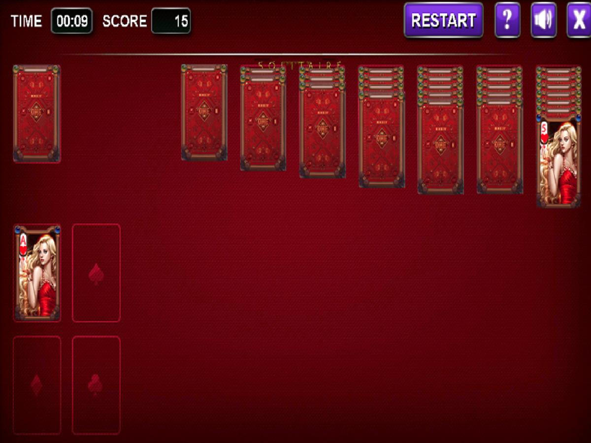 Solitaire Cutie Girl Card - Free Vegas Game 888