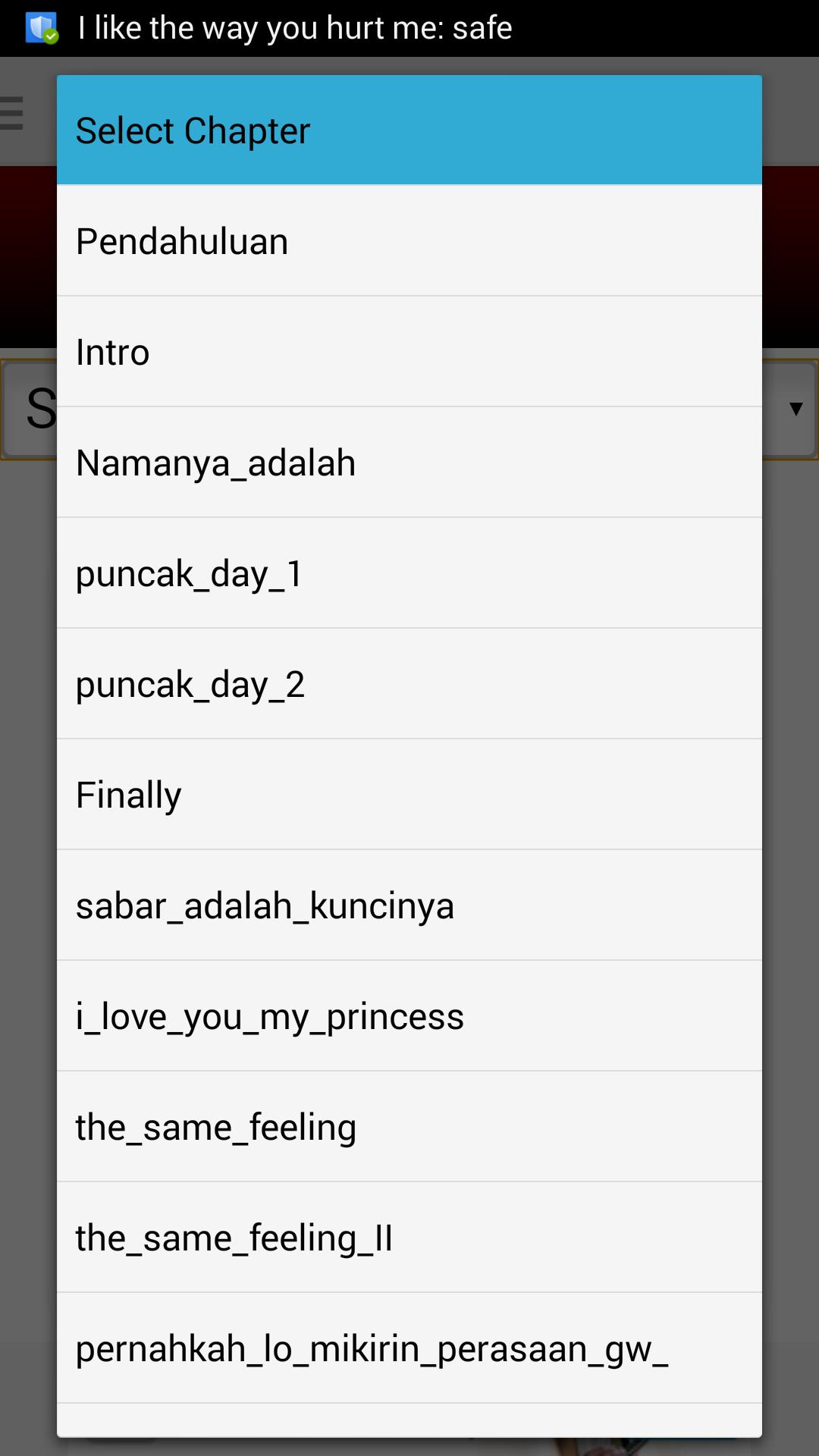 I like the way you hurt me