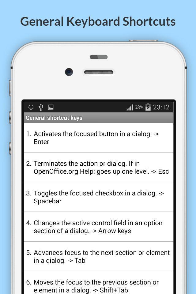 Free OpenOffice Shortcuts