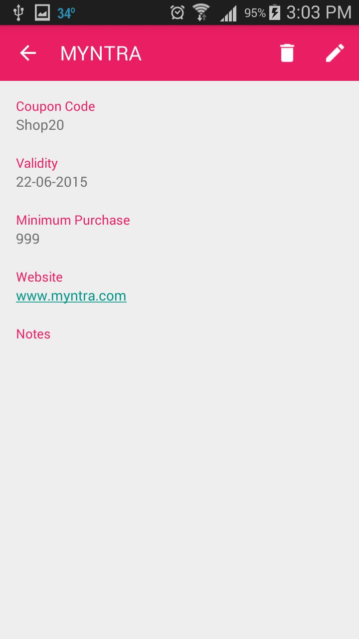 Coupner - Coupon Organizer