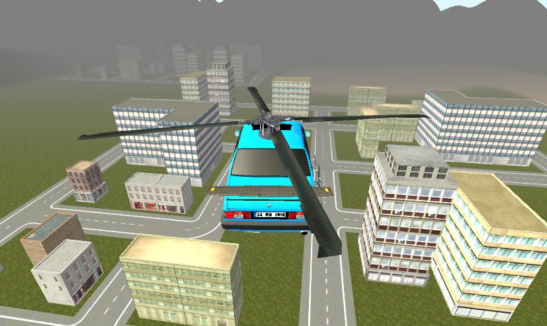 Flying Car : Helicopter Car 3D