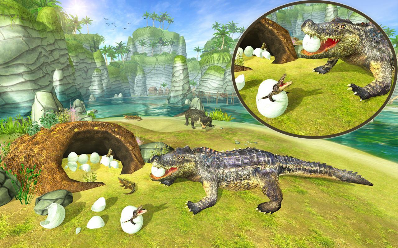 Crocodile Simulator Attack 3d