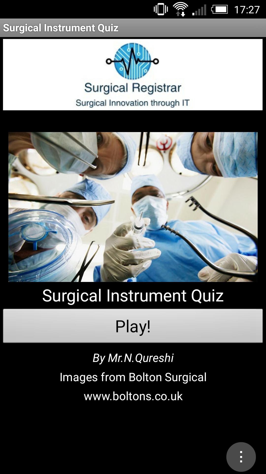 Surgical Instrument Quiz