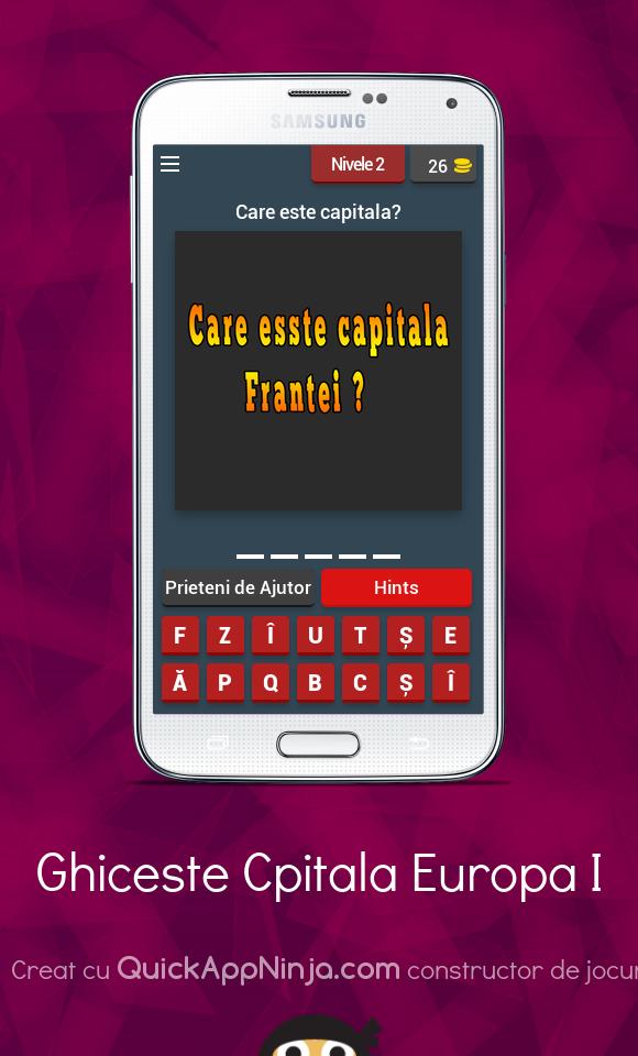 Ghiceste Capitala Europa I