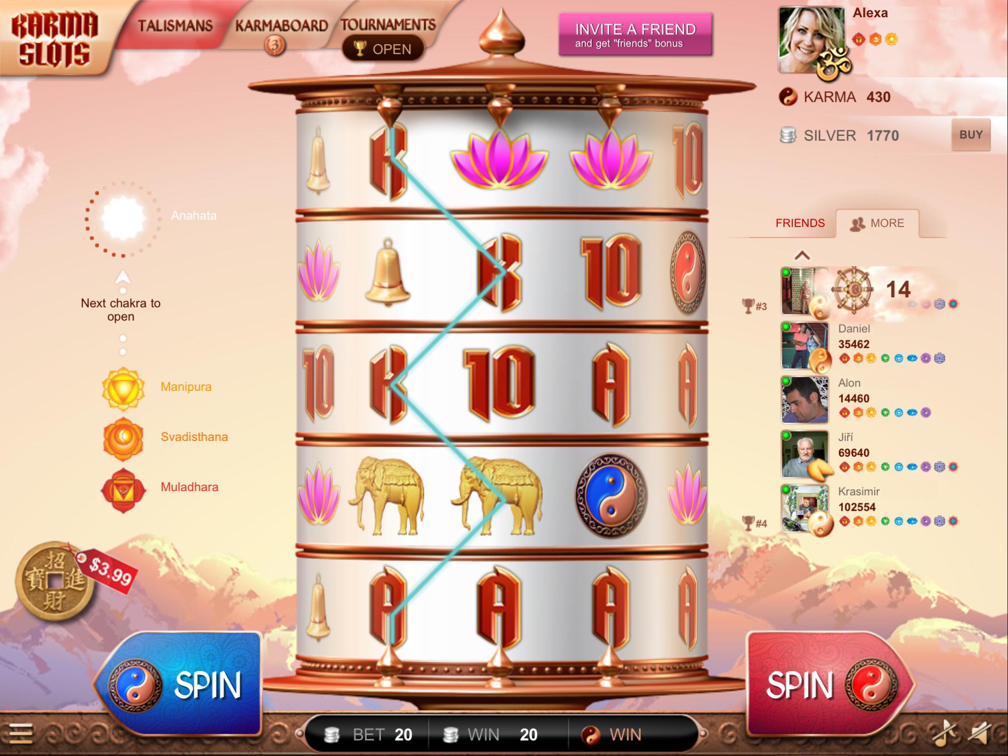 Karma Slots - Get Good Karma!