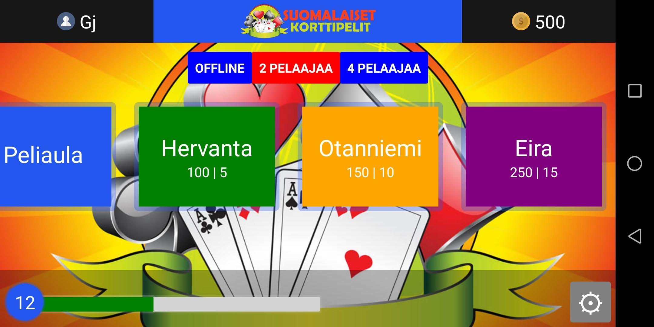 Suomalaiset korttipelit online