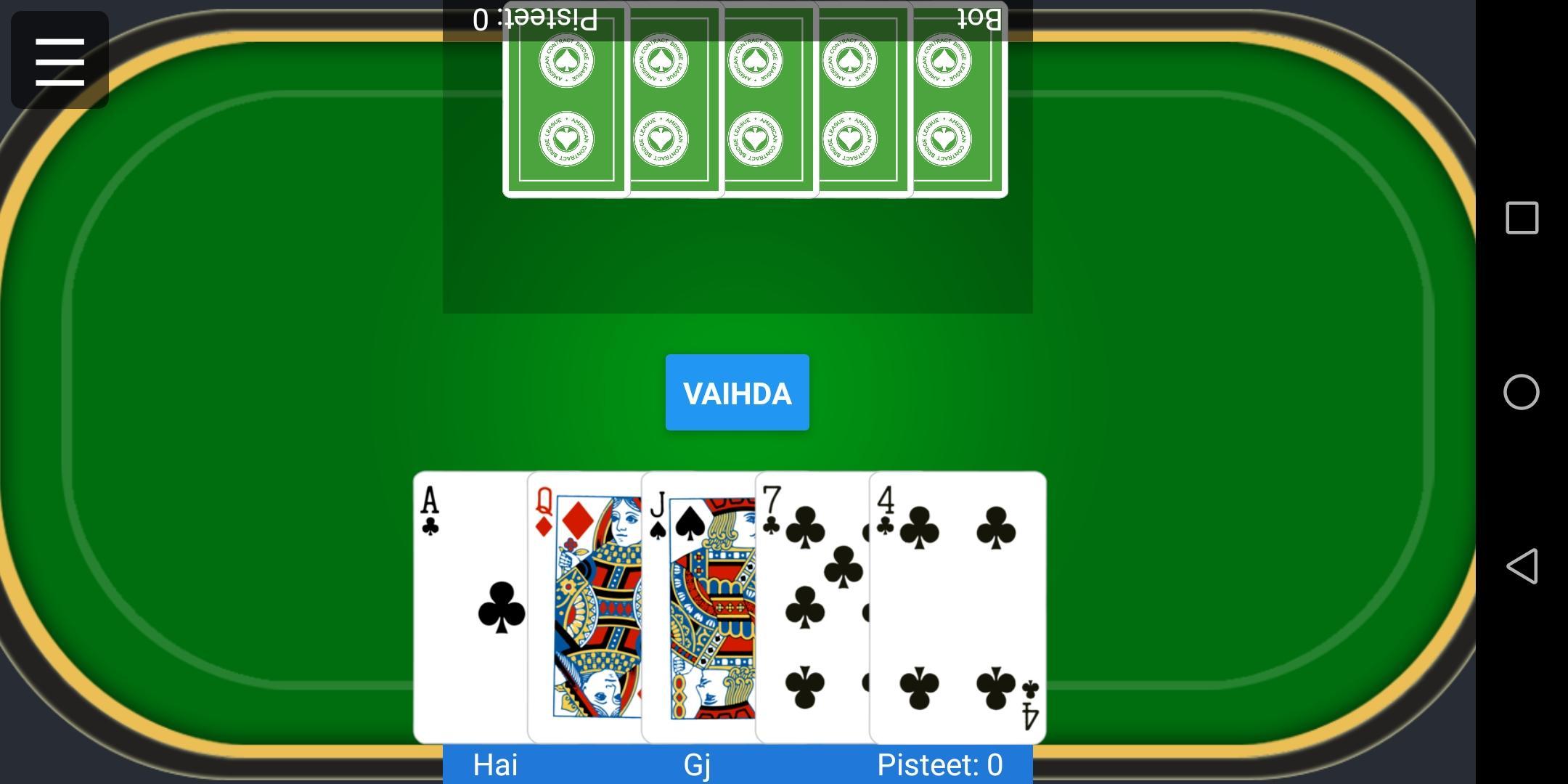 Suomalaiset korttipelit online