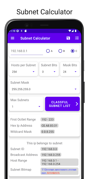 Subnet / VLSM Calculator