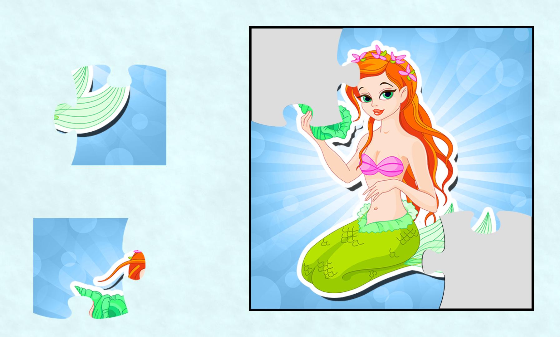 Princess puzzle game for kids