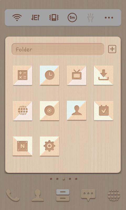 Neutral Wood Dodol Theme