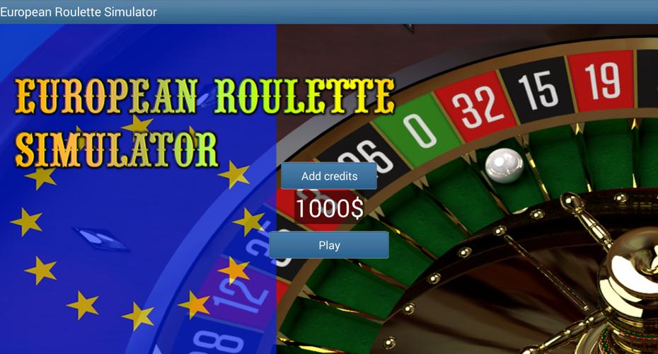 European Roulette Simulator