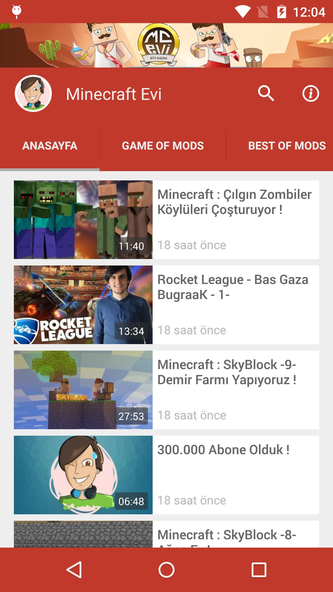 BugraaK Minecraft Evi