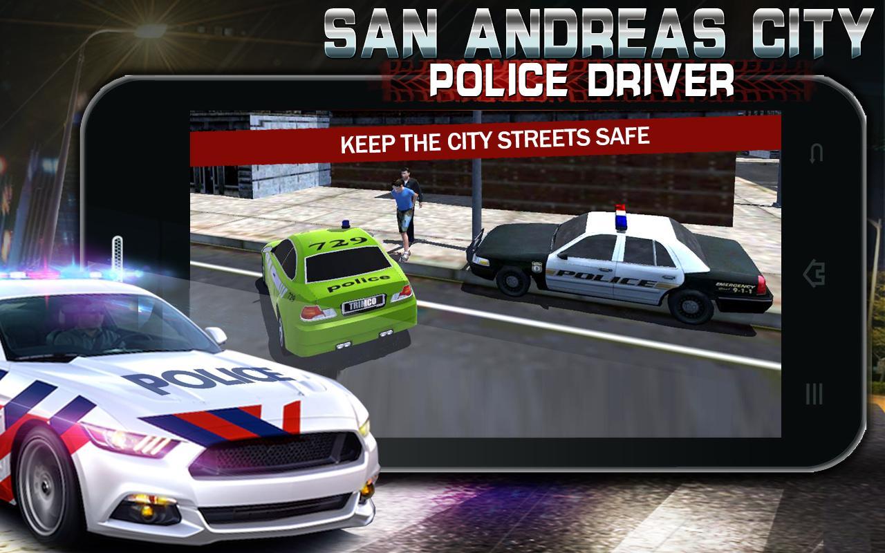 SAN ANDREAS City Police Driver