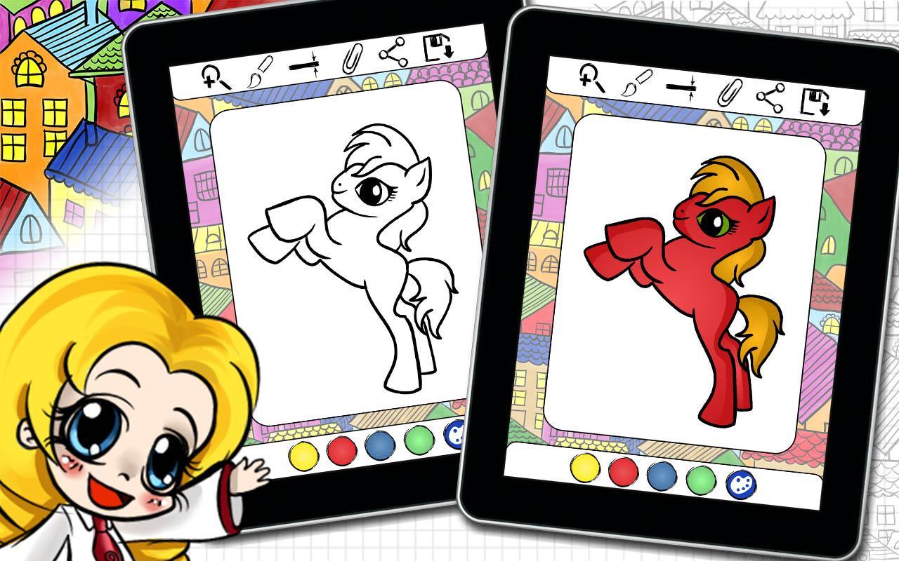 Art Pony Coloring Book