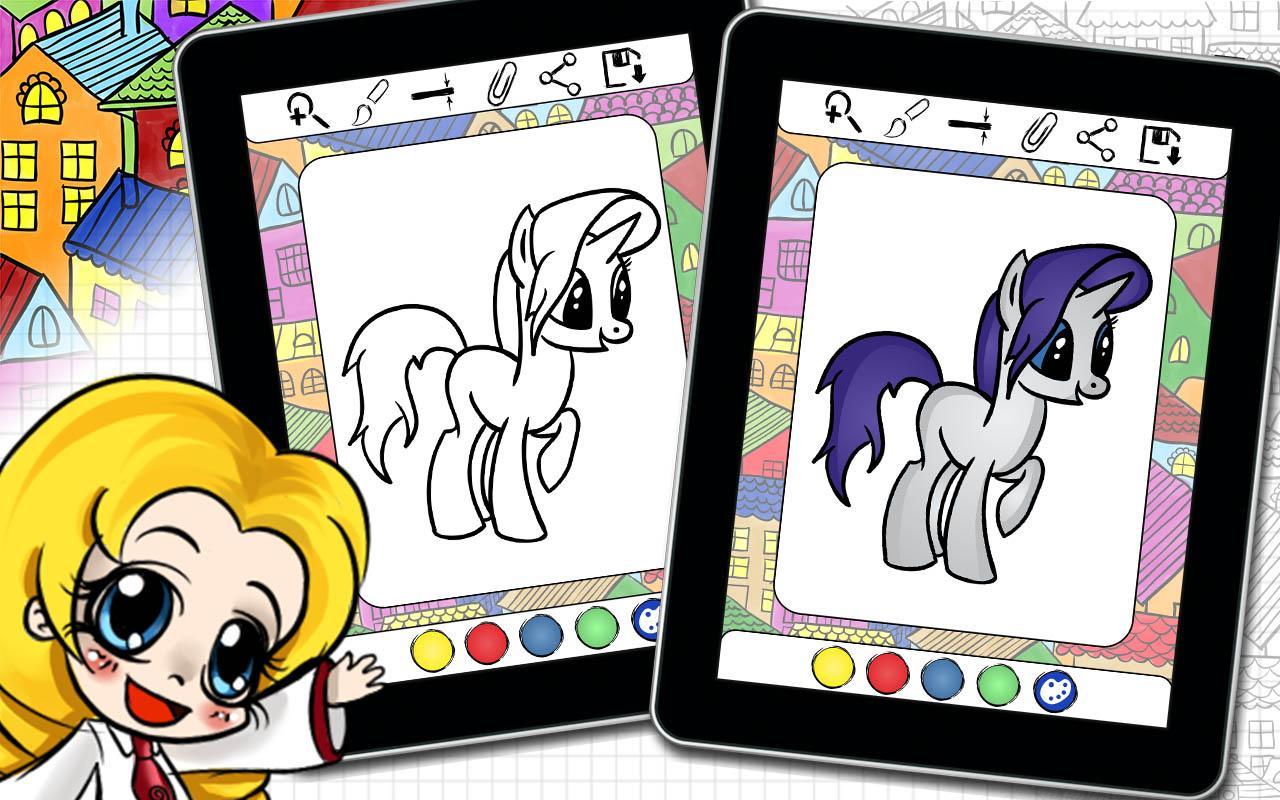 Art Pony Coloring Book